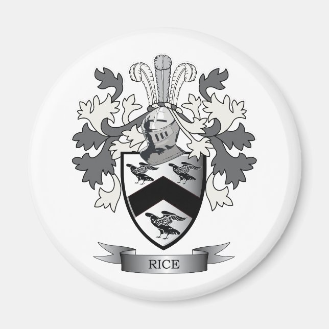 Familienwappen-Wappen Magnet (Vorne)