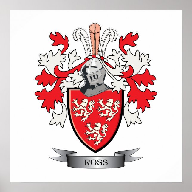 Familienwappen-Wappen Poster (Vorne)