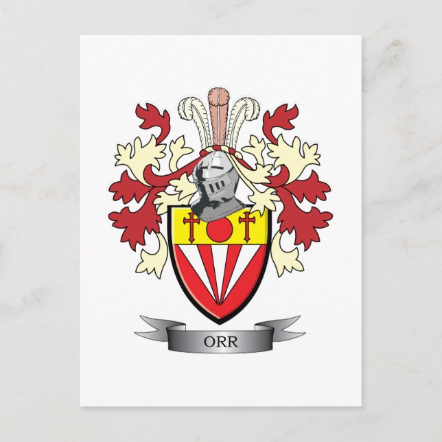 Familienwappen-Wappen Postkarte (Vorderseite)