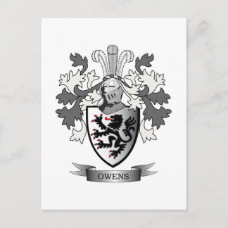 Familienwappen-Wappenschild Postkarte