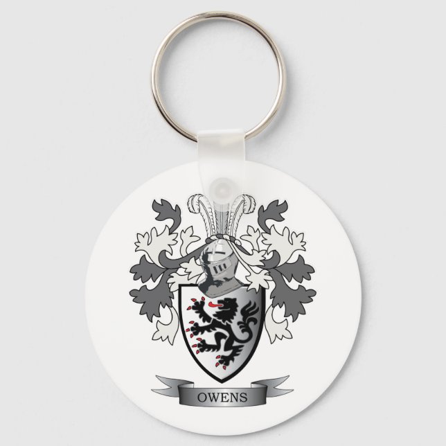 Familienwappen-Wappenschild Schlüsselanhänger (Vorderseite)
