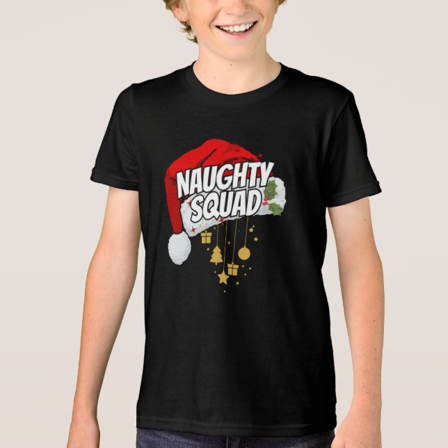 Familienweihe Weihnachten Tri-Blend Shirt (Vorderseite)