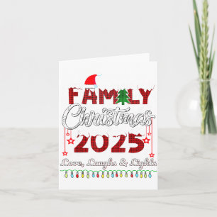 Familienweihnachten 2025 Liebe, Lachen Und Lichter Karte
