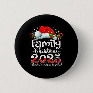Familienweihnachten 2025 passendes Squad Santa Elf Button