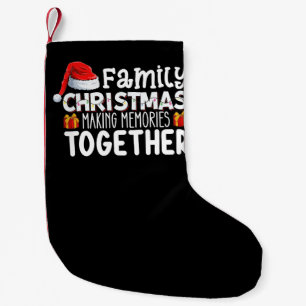 Familienweihnachten, das gemeinsam Erinnerungen sc Kleiner Weihnachtsstrumpf