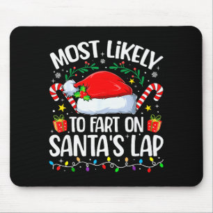 Familienweihnachten, das wahrscheinlich auf Santas Mousepad