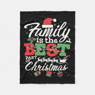 Familienweihnachtsfest 2023 Matching Funny Xmas Cr Fleecedecke