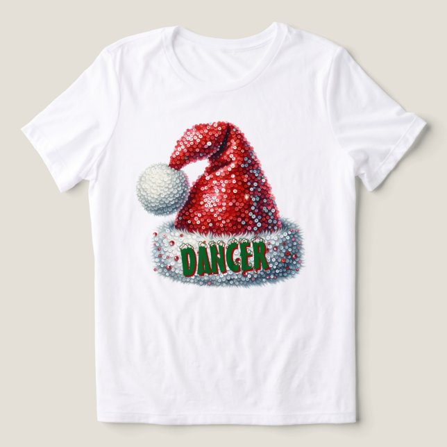 Familienweihnachtsfest Tri-Blend Shirt (Design Vorderseite)