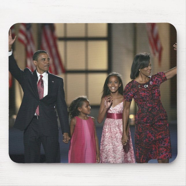 Familienwelle Barak Obama am gestern Abend von Mousepad (Vorne)