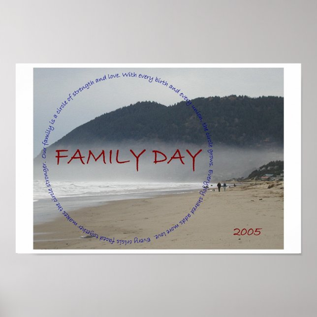 Familienzeitposter Poster (Vorne)