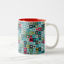 Familienzimmer Squircleghan 11 oz Zwei-Tone-Tasse Zweifarbige Tasse