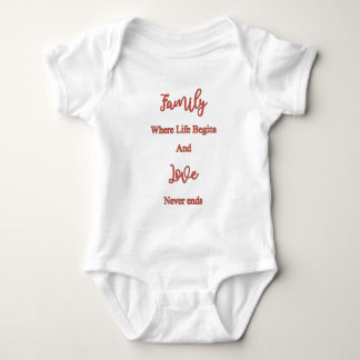 Familienzitat Baby-Body | Sinnvolles Neues Baby G Strampler