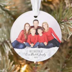 Famille Blended 1stChristmas Personnaliser l'année