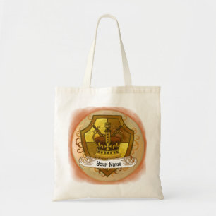Famille Crest Couronne Nom de famille Sac fourre-t