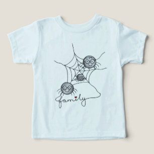 Famille d'araignées mignonne – T-Shirt graphique p