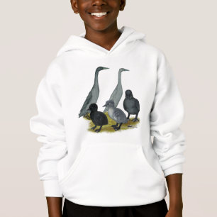 Famille de canards coureurs bleus