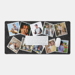 Famille de collage photo 10 personnalisée et texte