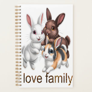 Famille de lapins