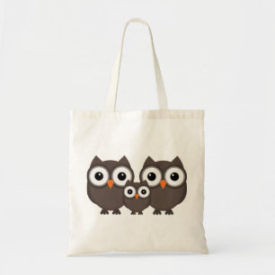 Famille de sac fourre-tout à hiboux