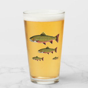 Famille de verre Brook Trout Pub