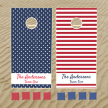 Famille Des Étoiles Patriotiques