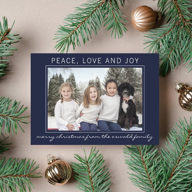 Famille Joyeux Noël Carte photo (Créateur téléchargé)