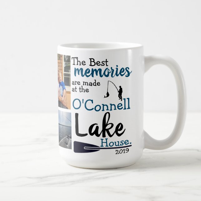 Famille Lake House Custom / Vacances Mug (Droite)