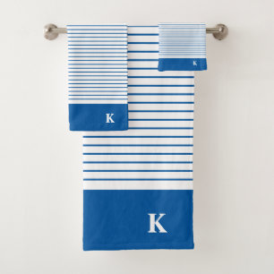 Famille monographique royale bleue rayée personna