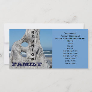 Famille Réunion Invitations Ocean beach Blue Waves