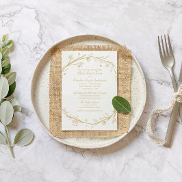 Familles mixtes Faire-part de mariage de couronne 