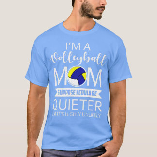FAMILY 365 Im a Volleyball Mama Lustigen Sprüche V T-Shirt