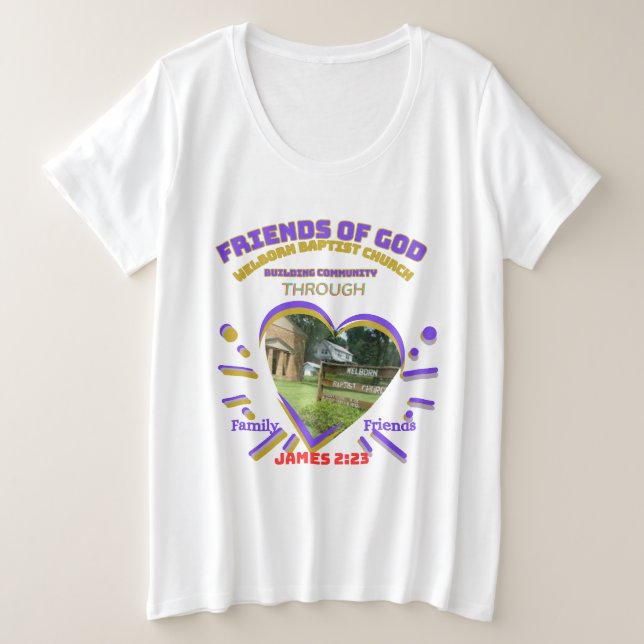Family and Friends T-shirt (Design devant)