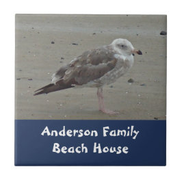 Family Beach House Begrüßung von Seagull Fliese