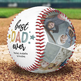 Family Best Vater je Foto Baseball
