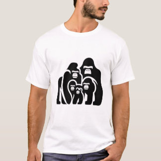 "Family Bond Gorilla T - Shirt Design"