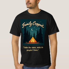 Family Campout 2025 – Retro Tent Night Tee