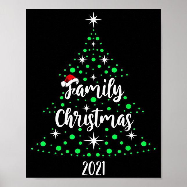Family Christmas 2021  Poster (Vorne)