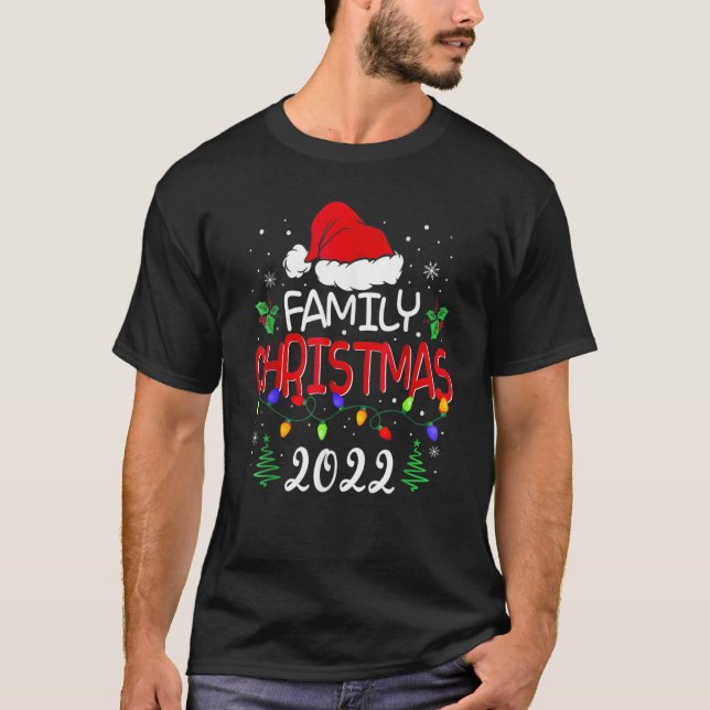 Family Christmas 2022 Matching   Santa Elf Squad 3 T-Shirt (Vorderseite)