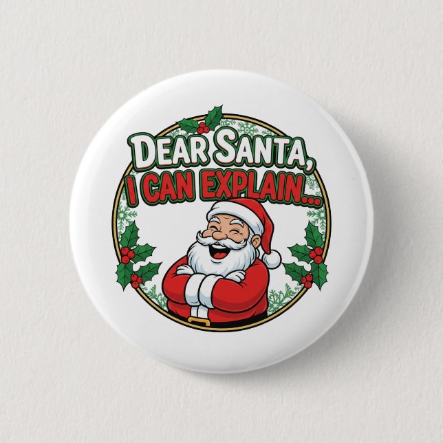 Family Christmas 2025  Button (Vorderseite)