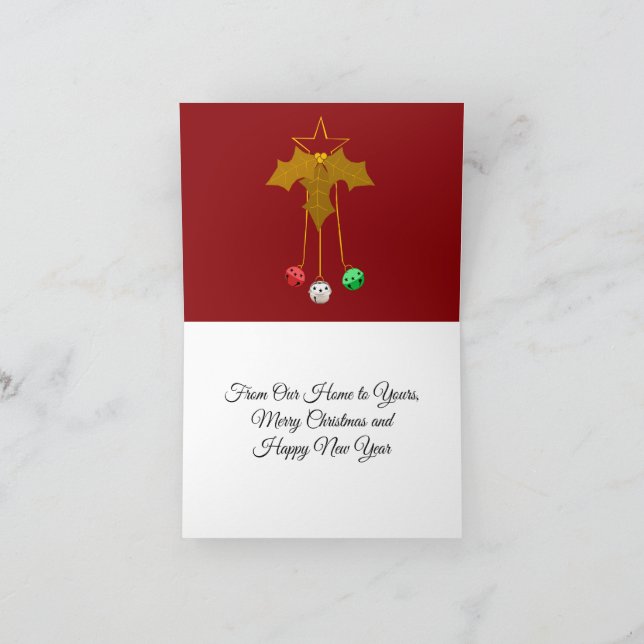 Family Christmas Card Dankeskarte (Innenseite)