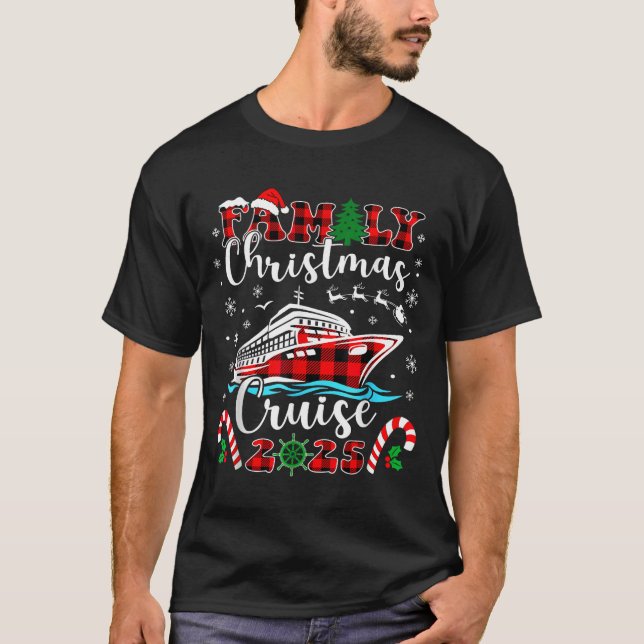Family Christmas Cruise 2025 Matching Family Cruis T-Shirt (Vorderseite)