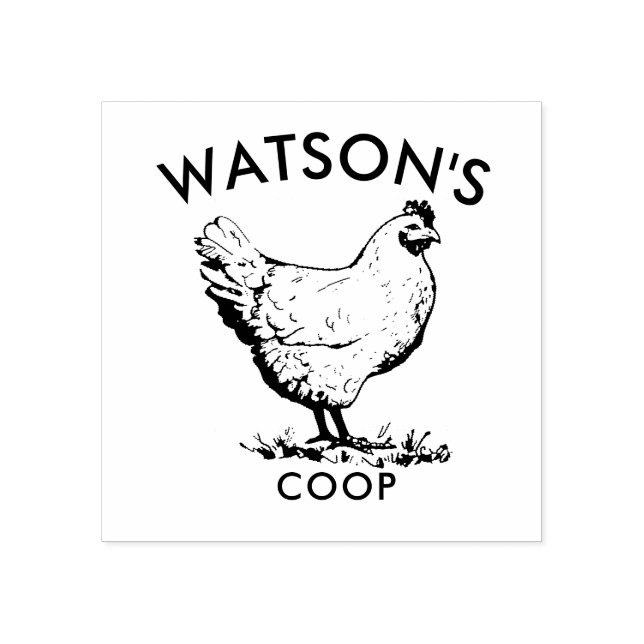 Family Coop | Briefmarke der Briefmarke Gummistempel (Prägung)