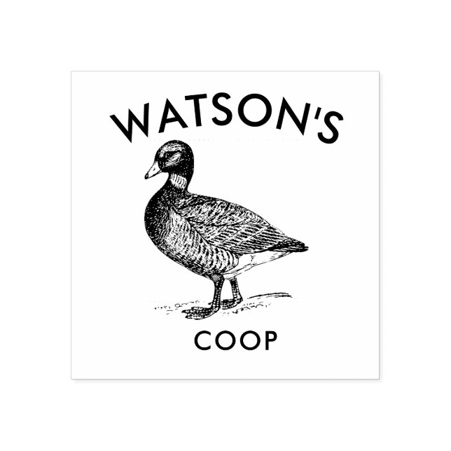 Family Coop | Enteneier - Briefmarke Gummistempel (Prägung)