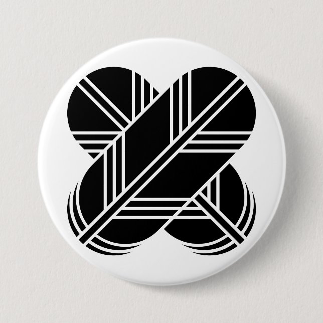 [Family Crests] Crossed hawk feathers Button (Vorderseite)