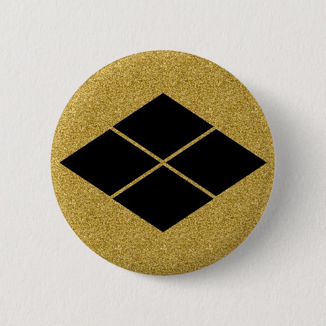 [Family Crests] Takeda-bishi Button (Vorderseite)