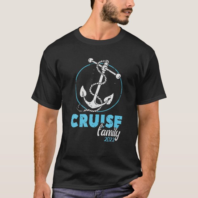 Family Cruise 2022 Quote Schiff Coole Familienfahr T-Shirt (Vorderseite)