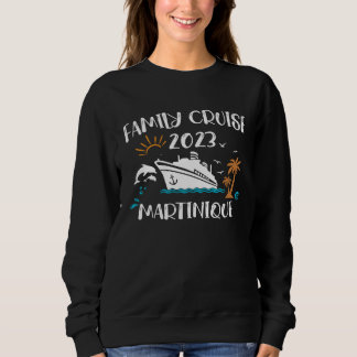 Family Cruise 2023 Martinique Cruising Together Sq Sweatshirt