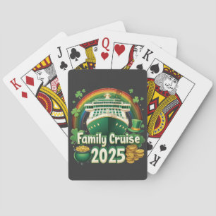 Family Cruise 2025 St. Patrick’s Matching Lucky Spielkarten