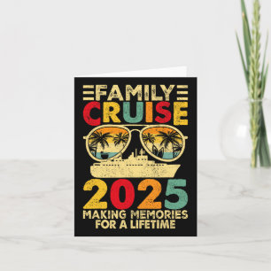 Family Cruise 2025 T-Shirt Matching Summer Vaca Karte
