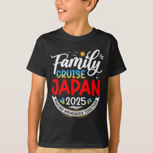 Family Cruise Japan 2025 Matching Family Vacation T-Shirt